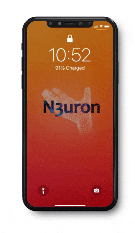 Notifier and iPhone Image iPhone showing messages received by Notifier