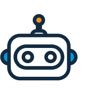 Robot icon illustrating AI-driven operational use cases with MCP Server