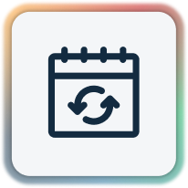 Icon of a calendar with refresh arrows representing event-driven updates in Sparkplug Host Application