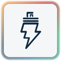 Icon showing a Sparkplug-enabled asset indicating native Sparkplug support in N3uron