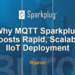MQTT Sparkplug boosts rapid, scalable IIoT deployment - blue image of hydric plant, wind turbine, power plant, and solar plant