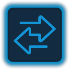 Icon representing resilient and efficient data transfer across distributed N3uron architectures.