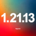 Version 1.21.13 product update announcement by N3uron with a colorful gradient background.