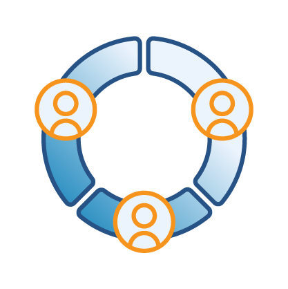 User circle icon representing N3uron built-in authentication with 2FA and LDAP for industrial platform access control