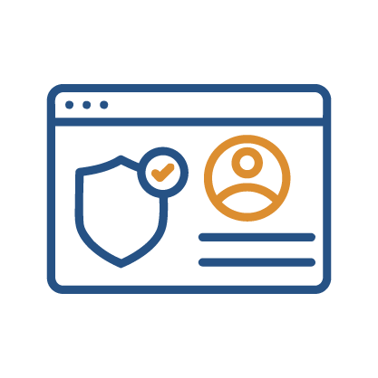 Browser and user icon representing N3uron granular role-based access control