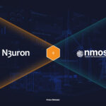 Graphic showing the N3uron and NMOS logos representing their strategic partnership as an Authorized India Distributor of the N3uron Industrial Edge Platform.